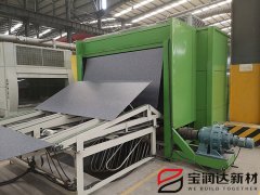 寶潤達保溫裝飾一體板車間生產(chǎn)中