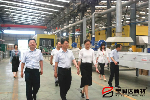 省廳融合處李翔處長一行來訪寶潤達參觀考察