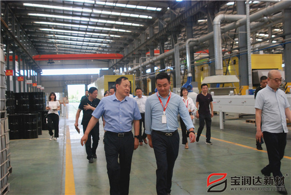 副市長趙勝業一行來訪寶潤達考察調研